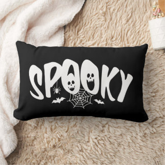 Spooky Typografie Lendenkissen