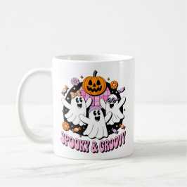 Spooky und Groovy Disco Geister Retro Halloween Kaffeetasse