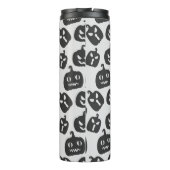 Spooky und Lächeln Pumpkin Thermal Tumbler Thermosbecher (Rückseite)