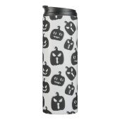 Spooky und Lächeln Pumpkin Thermal Tumbler Thermosbecher (Nach rechts gedreht)