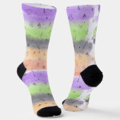 Spooky und stilvolle Socken für eine Fun Season (Gewinkelt)