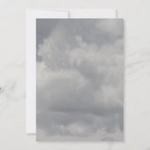 Spooky Unicorn 1. Geburtstag Einladung (Rückseite)