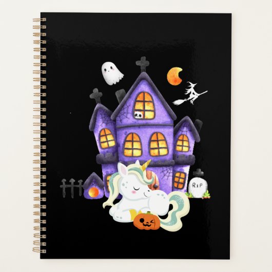 Spooky Unicorn Planer (Vorderseite)