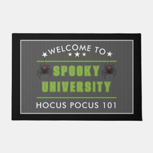 Spooky University Hocus Pocus Halloween Fußmatte (Vorderseite)