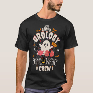Spooky Urologie Halloween Crew Niedlich Ghost Nurs T-Shirt