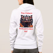 🎃 Spooky Vampire Halloween White Sweatshirt 🧛 ‍  (Rückseite)