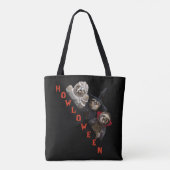 Spooky Vampire Hexe Zombie Sloth Happy Halloween Tasche (Rückseite)
