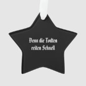 Spooky Vampire oder Dracula Horror Ornament (Rückseite)