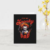 Spooky-Vater Karte (Gelbe Blume)