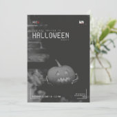 Spooky VHS Halloween Party Invitation Card... Einladung (Stehend Vorderseite)