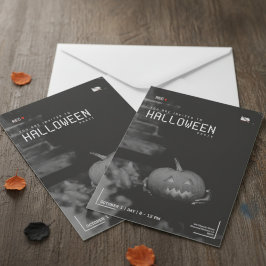 Spooky VHS Halloween Party Invitation Card... Einladung