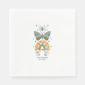 Spooky Vibe Halloween-Symbole Sondertext Serviette (Vorderseite)