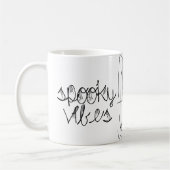 Spooky Vibes Abstrakt Spiders Kaffeetasse (Links)
