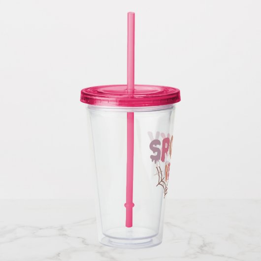 Spooky Vibes Acryltrinkbecher (Rechts)