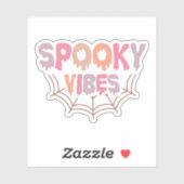 Spooky Vibes Aufkleber (Blatt)