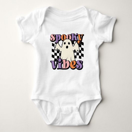 Spooky Vibes Baby Bodysuit Baby Strampler (Vorderseite)