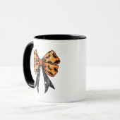 Spooky Vibes Bow Halloween Tasse (Vorderseite Links)