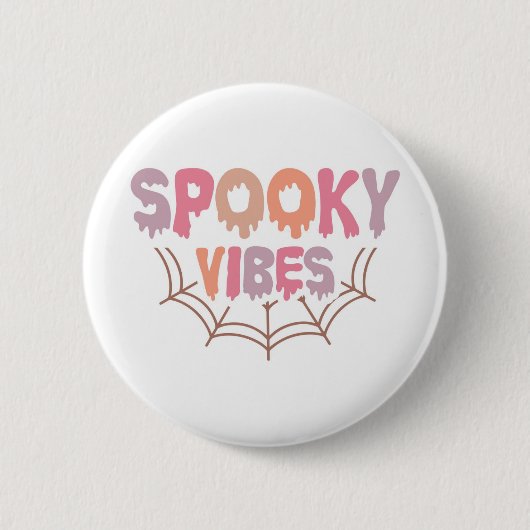 Spooky Vibes Button (Vorderseite)