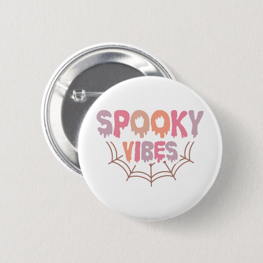Spooky Vibes Button (Vorne & Hinten)