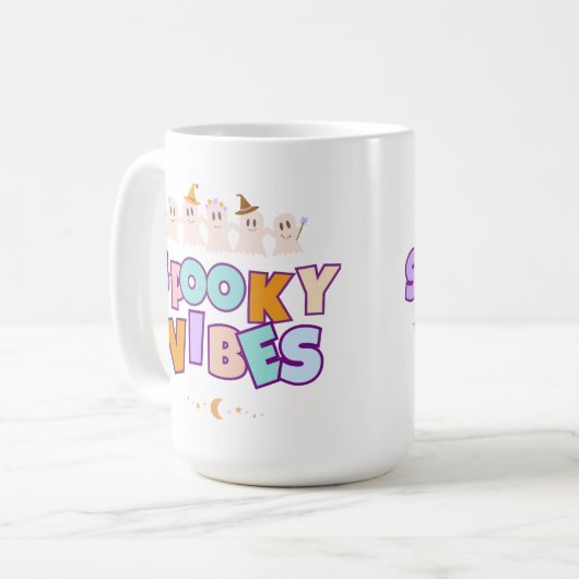 Spooky vibes coffee Tasse (Vorderseite Links)