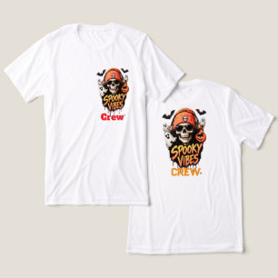 Spooky Vibes Crew Halloween-Skelett 🎃💀 Tri-Blend Shirt