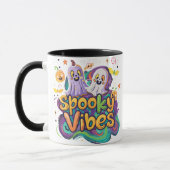 Spooky Vibes | ExDesigner | Halloween Tasse (Links)
