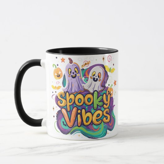 Spooky Vibes | ExDesigner | Halloween Tasse (Links)