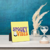 Spooky Vibes - Funny Halloween Ghost Fotoplatte (InSitu)