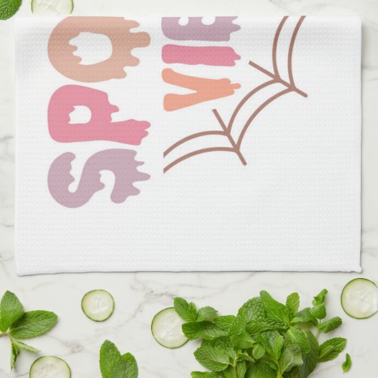 Spooky Vibes Geschirrtuch (Gefaltet)