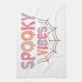 Spooky Vibes Geschirrtuch (Vertikal)