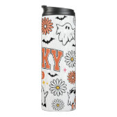 Spooky Vibes Ghost Halloween Thermosbecher (Nach rechts gedreht)