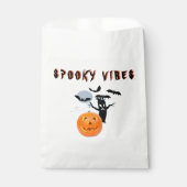 Spooky Vibes Ghost Pumpkin Halloween Design Geschenktütchen (Vorderseite)