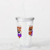 Spooky Vibes Ghosts Acryltrinkbecher (Links)