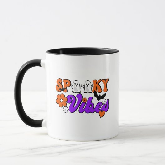 Spooky Vibes Ghosts Tasse (Links)