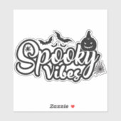Spooky Vibes Halloween Aufkleber (Blatt)