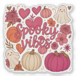 Spooky Vibes — Halloween Aufkleber