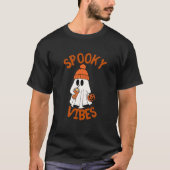  spooky vibes Halloween cute ghost T-Shirt (Vorderseite)