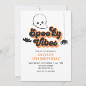 Spooky Vibes Halloween Einladung (Vorderseite)