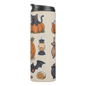 Spooky vibes Halloween gift Thermosbecher (Nach rechts gedreht)