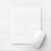 Spooky Vibes: Halloween Graphic T-Shirt Mousepad (Mit Mouse)