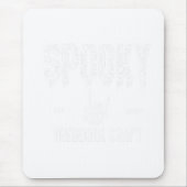 Spooky Vibes: Halloween Graphic T-Shirt Mousepad (Vorne)