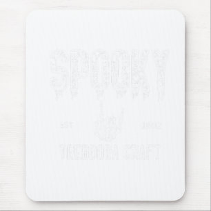 Spooky Vibes: Halloween Graphic T-Shirt Mousepad