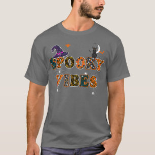 Spooky Vibes Halloween Hexengespenst Spooky Jahres T-Shirt