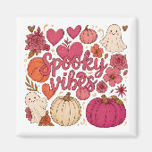 Spooky Vibes — Halloween Magnet (Vorne)