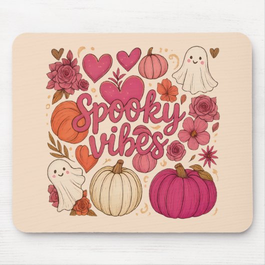 Spooky Vibes — Halloween Mousepad (Vorne)