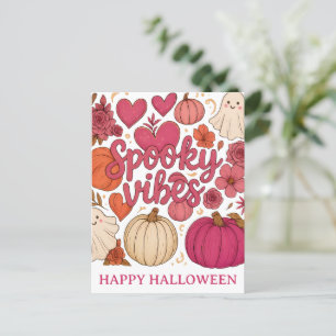 Spooky Vibes — Halloween Postkarte