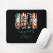 Spooky Vibes Halloween Pumpkin Ghost Bat Spuk H Mousepad (Mit Mouse)