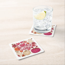 Spooky Vibes — Halloween Rechteckiger Pappuntersetzer