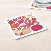 Spooky Vibes — Halloween Rechteckiger Pappuntersetzer (angewinkelt)