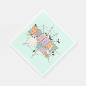Spooky Vibes Halloween Serviette (Ecke)